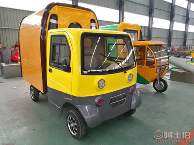普天新款电动四轮房车美食车 移动创业的理想伙伴